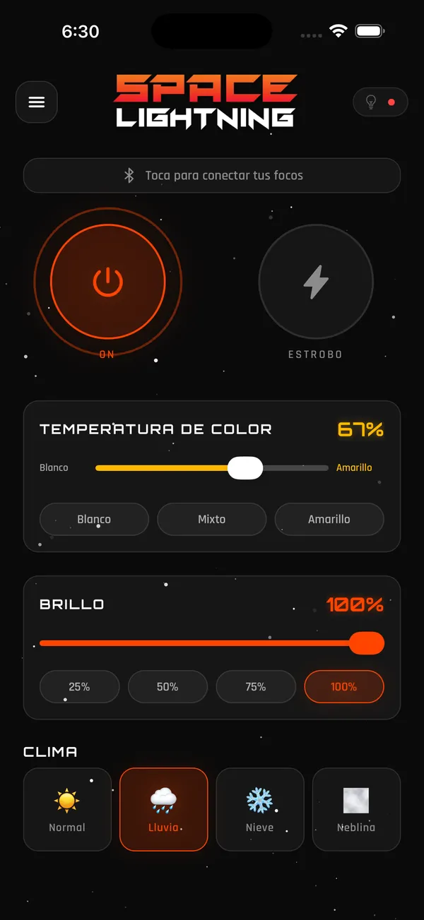 Preset de clima lluvia